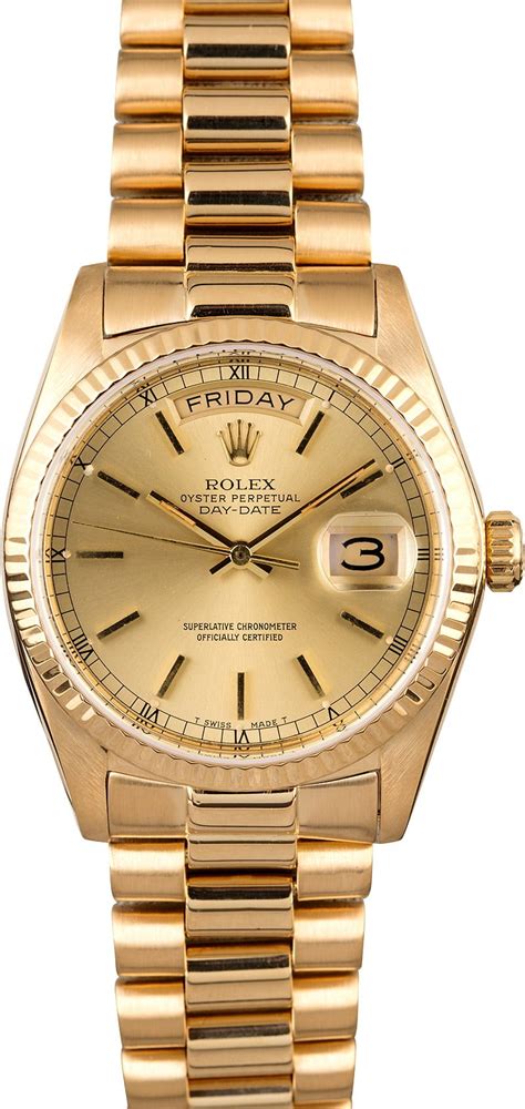 fake rolex president gold